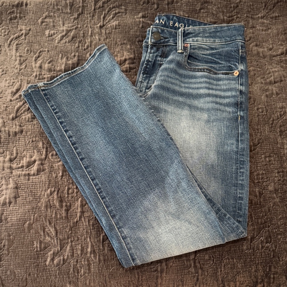 American Eagle Outfitters 31x30 Men’s Bootcut Jeans - Faded Blue Wash
